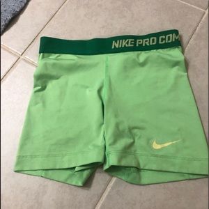 Green Nike pros